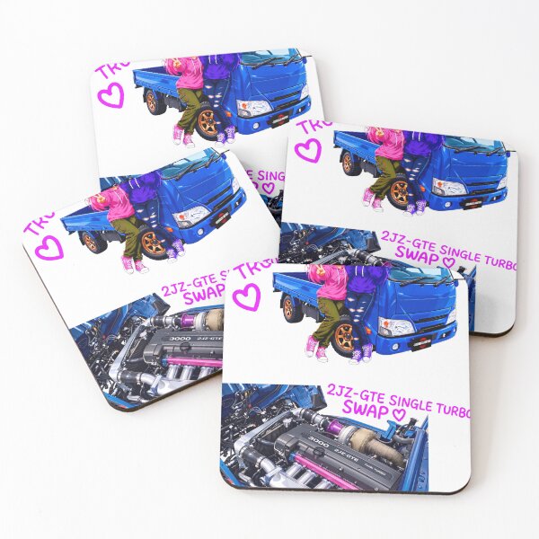 Item preview, 2JZ-GTE Single Turbo Swap Dyna Truck x Anime Girls designed and sold by AKIHABARAMOTORS.