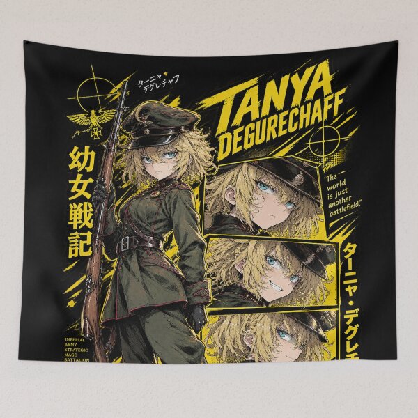Item preview, Youjo Senki - Tanya von Degurechaff designed and sold by ArtistryHavenn.