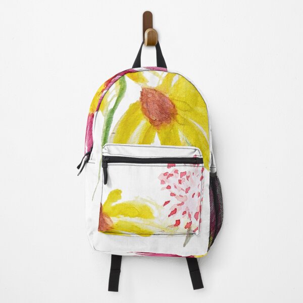 Item preview, Seamless Watercolor Yellow and Red Daisy  designed and sold by Cessy Kaplan.