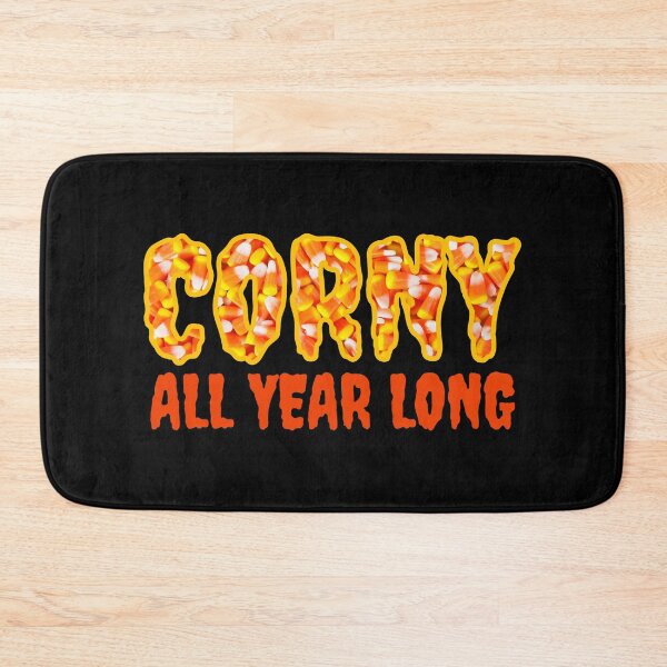 Item preview, Corny All Year Long (Orange on Black) designed and sold by PawsitiveMum3.