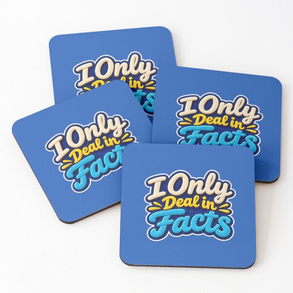 Item preview, I only deal in facts (word art) designed and sold by TheFatherOfArt.