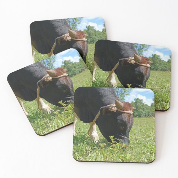 Item preview, Grazing Bull on Green Pasture designed and sold by PicturePic.