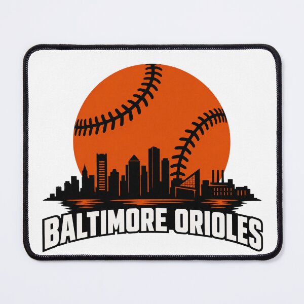 Item preview, Baltimore Baseball Moonrise – Orange Skyline Edition designed and sold by Dresut.