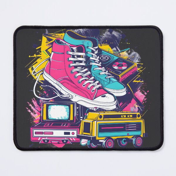 Item preview, Retro 80s Sneakers and Cassette Mix designed and sold by MAD's Recreation Studio.
