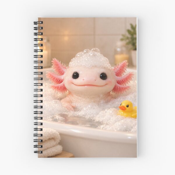 Item preview, Leucistic Axolotl Bathtub designed and sold by Sillytoe.