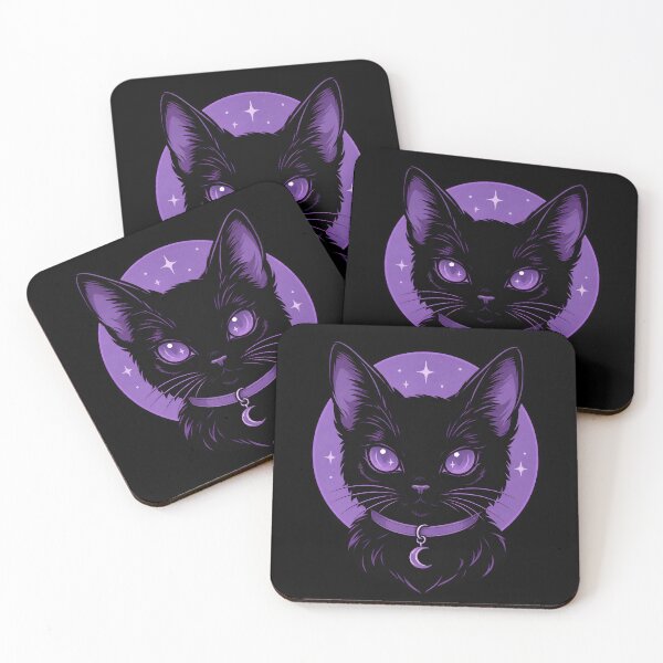 Item preview, Mystical Black Cat Moon designed and sold by MoonlitNeko.