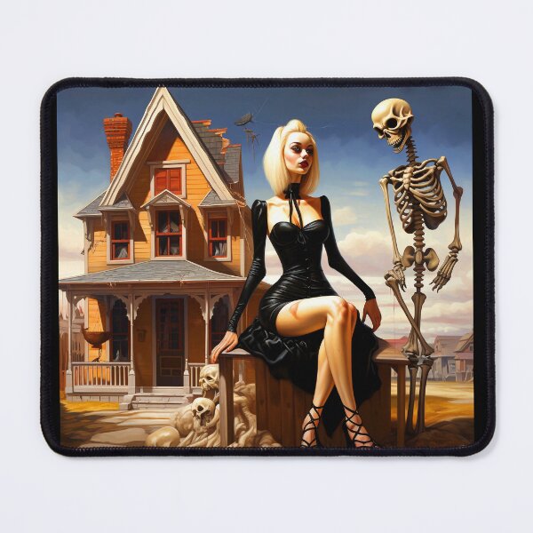 Item preview, Alien Female With Skeleton Companion By Haunted House designed and sold by DEC02.