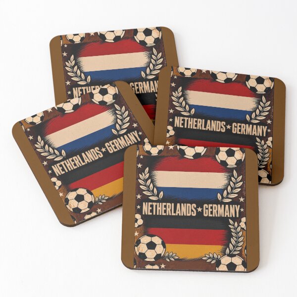 Item preview, Netherlands vs Germany retro Vintage art  designed and sold by Nexus Space.