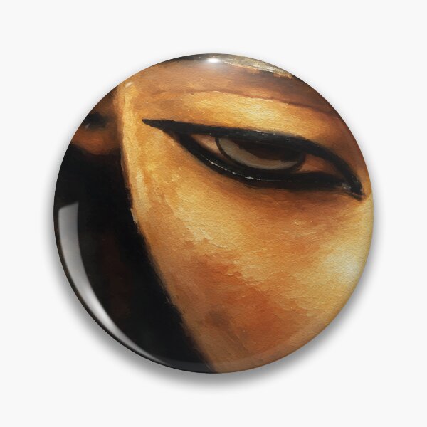 Item preview, Pharaoh's Gaze – Ancient Egyptian Oil Painting designed and sold by RamyGallery.