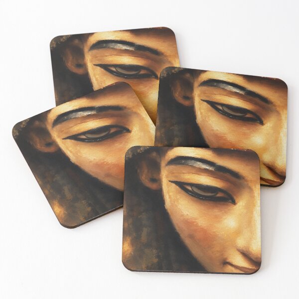 Item preview, Pharaoh's Gaze – Ancient Egyptian Oil Painting designed and sold by RamyGallery.