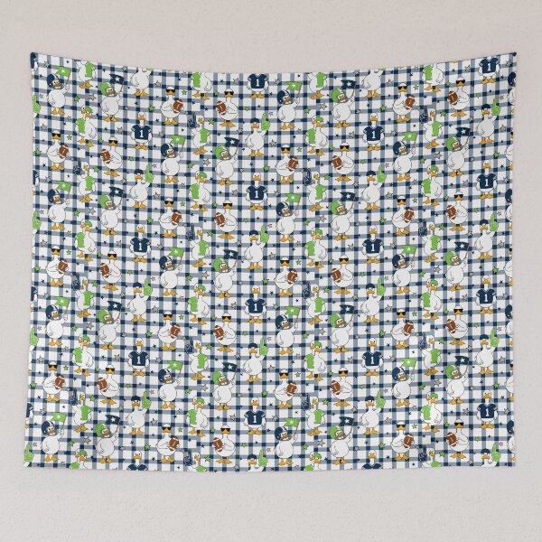 Item preview, Silly Goose Football Seahawks Colors designed and sold by KrisInStitches.