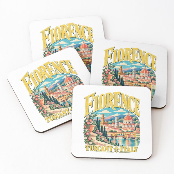 Item preview, Florence Italy Vintage – Tuscany Retro Graphic designed and sold by Retroteez.