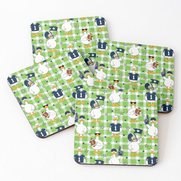 Item preview, Silly Goose Football Seahawks Colors designed and sold by KrisInStitches.