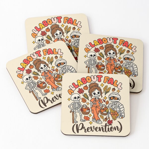 Item preview, All About Fall Prevention Thanksgiving Nurse Skeleton Humor designed and sold by AmiGraph.