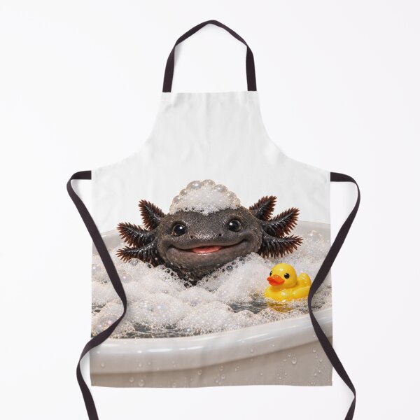 Item preview, Melanoid Axolotl Bubble Bath designed and sold by Sillytoe.