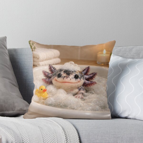 Item preview, Mosaic Axolotl Bathtub designed and sold by Sillytoe.