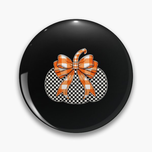Item preview, Checkered Flag Pumpkin Bow designed and sold by camachojea59.