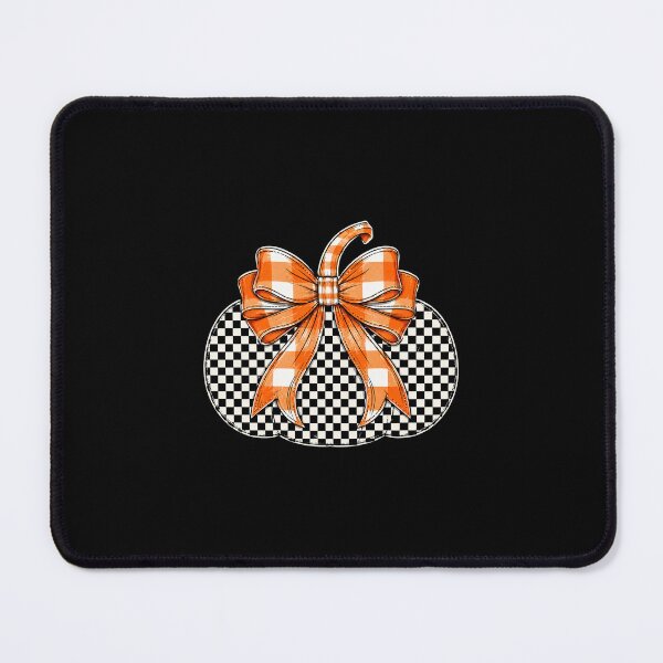 Item preview, Checkered Flag Pumpkin Bow designed and sold by camachojea59.