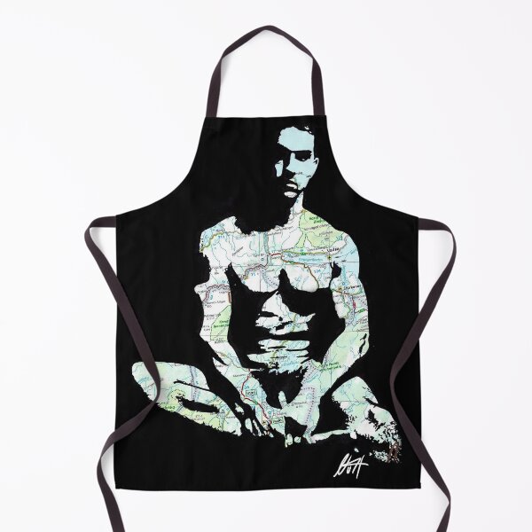 Item preview, Cute Muscled Shy Lad Nude Map Art By NLMKArtStudio designed and sold by NLMKArtStudio.