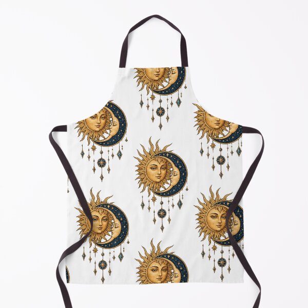 Item preview, Celestial Sun and Moon Boho Art designed and sold by DrAsmaaMohamed.