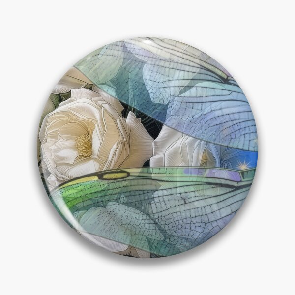 Item preview, Dragonfly, Roses and Stars designed and sold by Katherine Anne Michelle Minerva.