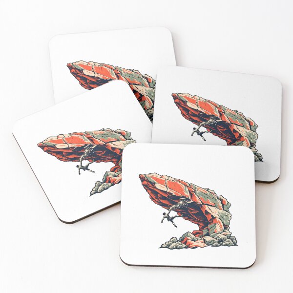 Item preview, Bouldering Overhang Chalk Burst Climber Graphic designed and sold by RAX Mirth Studio.