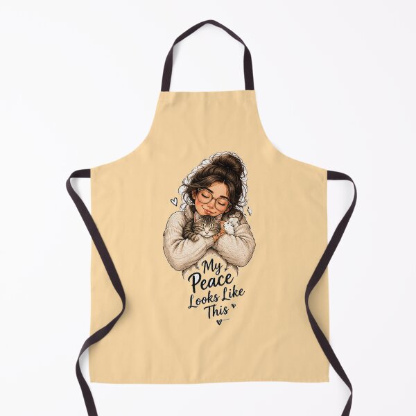 Item preview, My Peace Looks Like This Cat Lover designed and sold by DrAsmaaMohamed.