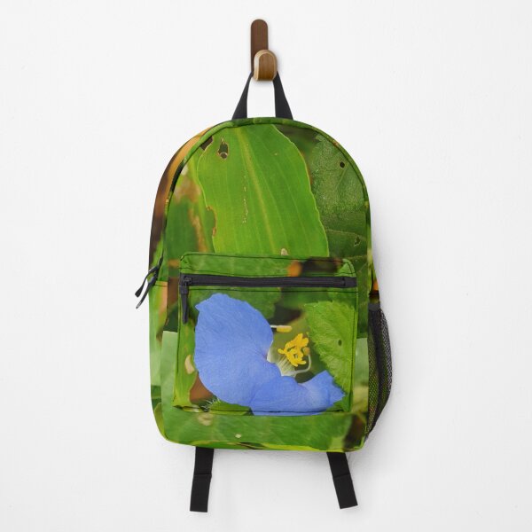 Item preview, Vibrant Blue Asian Dayflower in Lush Green Leaves designed and sold by PicturePic.