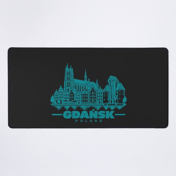 Item preview, Gdansk Poland Line Art Coastline Poster designed and sold by CMYKStudio.