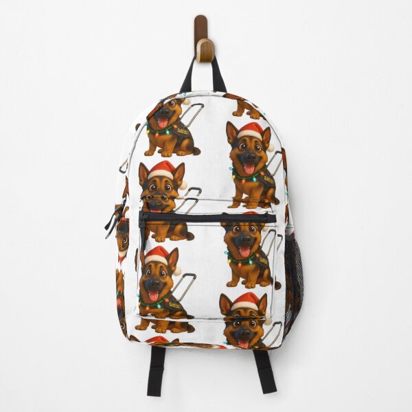 Item preview, German Shepherd Guide Dog Christmas designed and sold by Sillytoe.