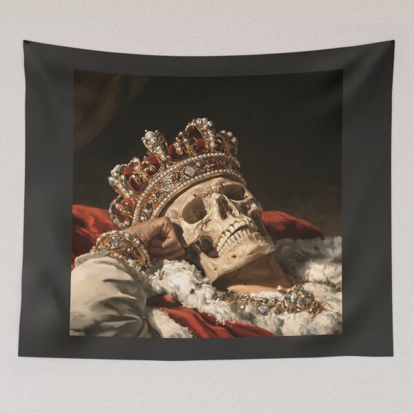 Item preview, skull king designed and sold by DRENCHEDnAI.