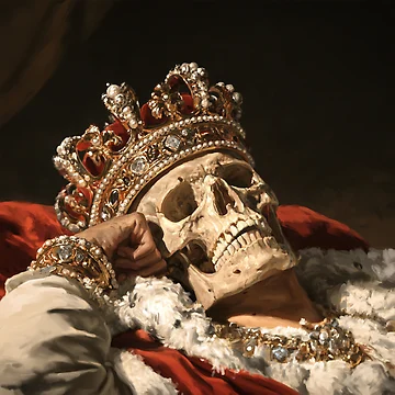 Artwork thumbnail, skull king by DRENCHEDnAI