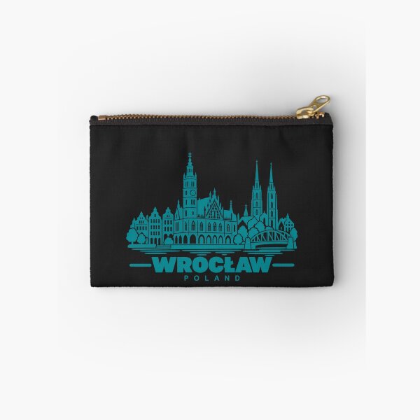 Item preview, Wroclaw Poland Line Art Skyline Poster designed and sold by CMYKStudio.