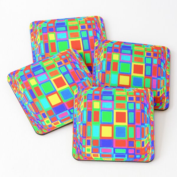 Item preview, Ond-dva - op art designed and sold by NeonCanvasDream.
