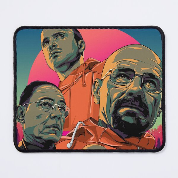 Item preview, Breaking Bad Walter White Jesse and Gus Portrait designed and sold by tomner9876.