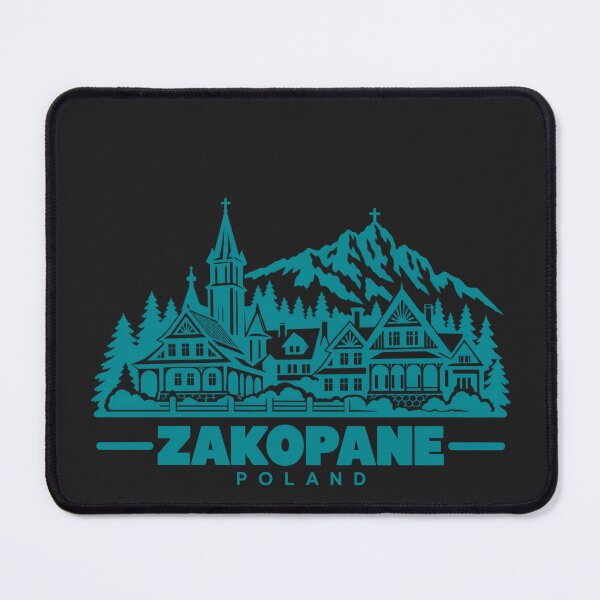 Item preview, Zakopane Poland Line Art Travel Poster designed and sold by CMYKStudio.