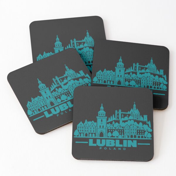 Item preview, Lublin Poland Line Art Landmark Poster designed and sold by CMYKStudio.