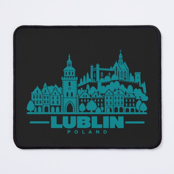 Item preview, Lublin Poland Line Art Landmark Poster designed and sold by CMYKStudio.