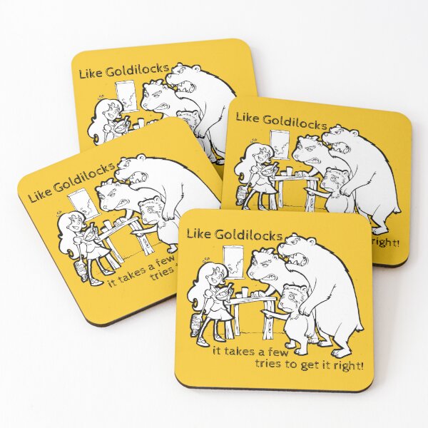 Item preview, Like Goldilocks it takes a few tries to get it right! designed and sold by BeFadDesigns.