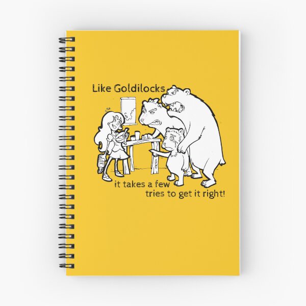 Item preview, Like Goldilocks it takes a few tries to get it right! designed and sold by BeFadDesigns.