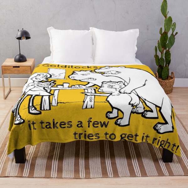 Item preview, Like Goldilocks it takes a few tries to get it right! designed and sold by BeFadDesigns.