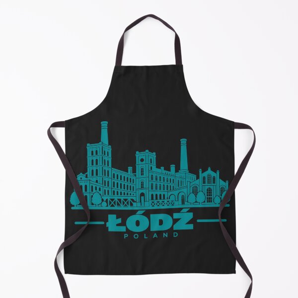 Item preview, Lodz Poland Line Art Skyline Poster designed and sold by CMYKStudio.
