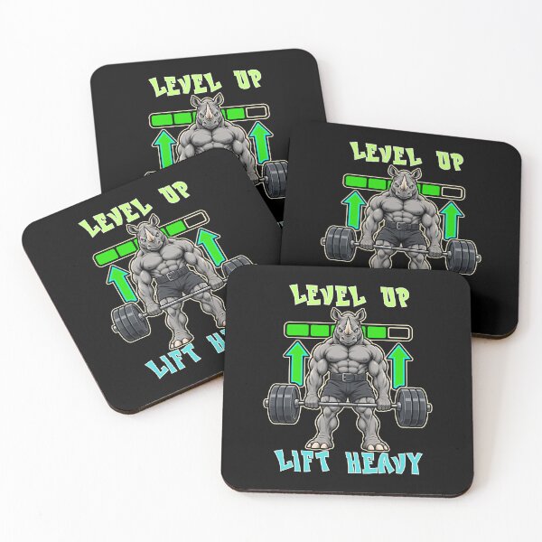 Item preview, Level Up Lift Heavy Rhino Powerlifter designed and sold by Bawek85Designs.