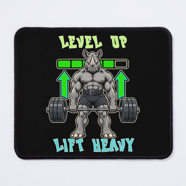 Item preview, Level Up Lift Heavy Rhino Powerlifter designed and sold by Bawek85Designs.