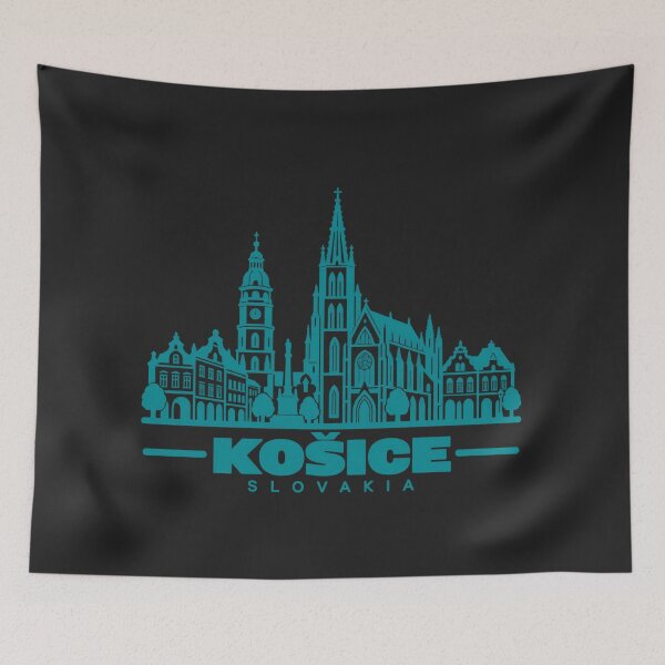 Item preview, Kosice Slovakia Line Art Landmark Poster designed and sold by CMYKStudio.