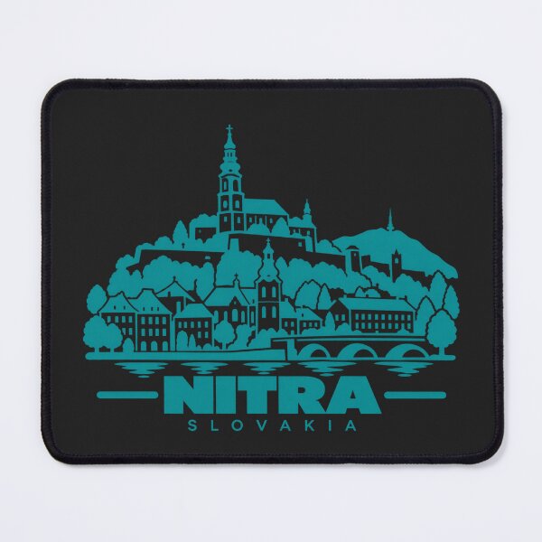 Item preview, Nitra Slovakia Line Art Landmark Poster designed and sold by CMYKStudio.