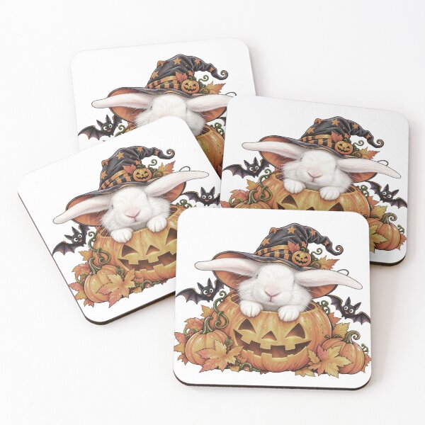 Item preview, Hoppy Halloween  designed and sold by RabbitRescue.