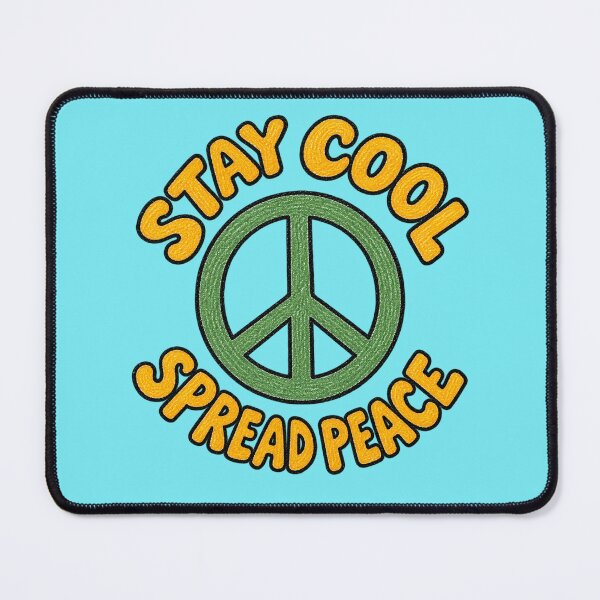 Item preview, Stay Cool Spread Peace Retro Peace Symbol designed and sold by RosalesArts.