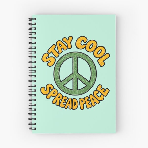 Item preview, Stay Cool Spread Peace Retro Peace Symbol designed and sold by RosalesArts.