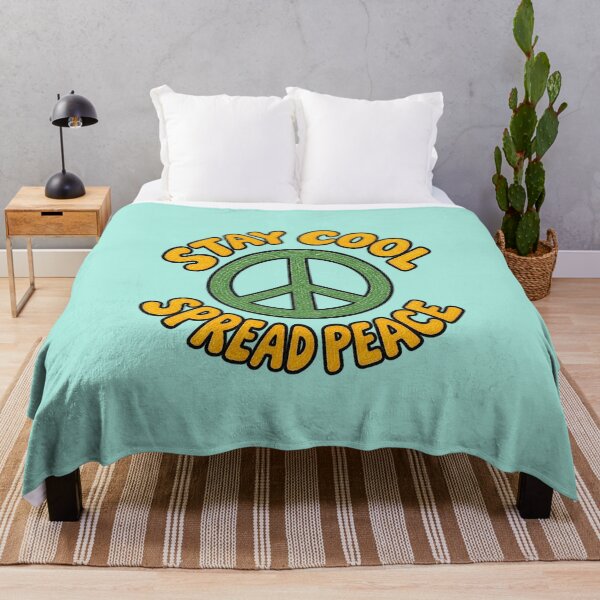 Item preview, Stay Cool Spread Peace Retro Peace Symbol designed and sold by RosalesArts.